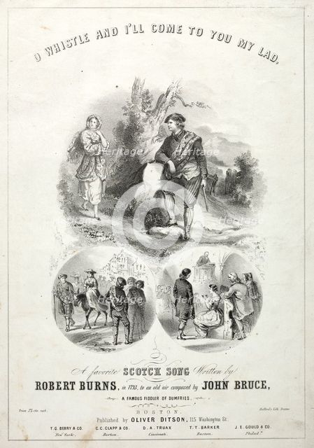 Oh Whistle and Ill Come to you, My Lad - Sheet Music Cover. Creator: Winslow Homer (American, 1836-1910).
