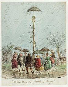 Oh! The Merry, Merry Month of May!!!, 1850/59. Creator: John Leech