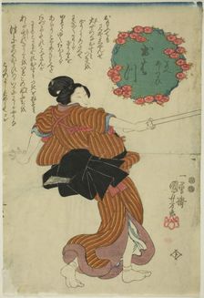 Ohatsu, c. 1847/48. Creator: Utagawa Kuniyoshi