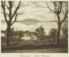 Ohinemutu, Lake Rotorua. From the album: Camera Pictures of New Zealand, 1920s. Creator: Harry Moult