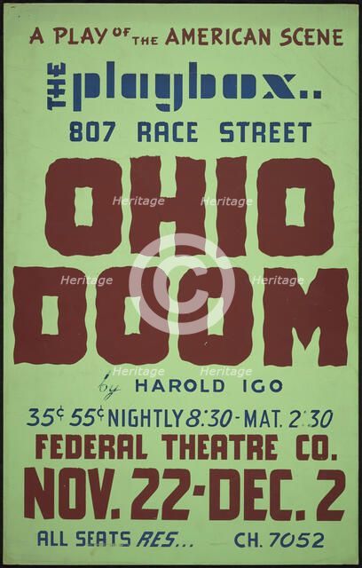 Ohio Doom, Cincinnati, OH, 1938. Creator: Unknown.