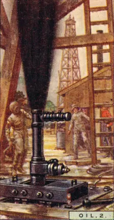 Oil, 2. - Controlling a Gusher, U.S.A. 1928
