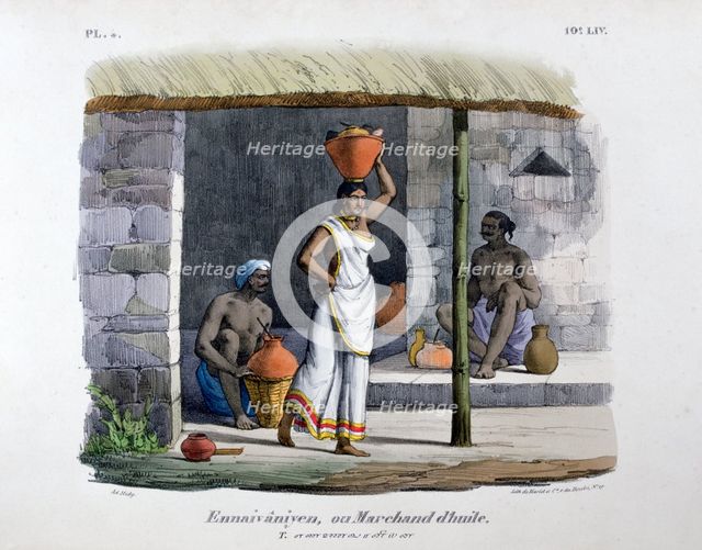 'Oil Merchant', 1828. Artist: Marlet et Cie