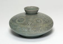 Oil Bottle with Chrysanthemum Flower Heads, Korea, Goryeo dynasty (918-1392), late 13th century. Creator: Unknown