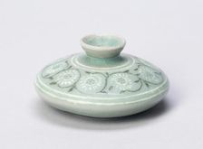 Oil bottle with Chrysanthemums, South Asia, Goryeo dynasty (918-1392), 13th century. Creator: Unknown