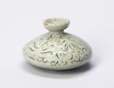 Oil bottle with Scrollwork, South Korea, Goryeo dynasty (918-1392), 12th/13th century. Creator: Unknown