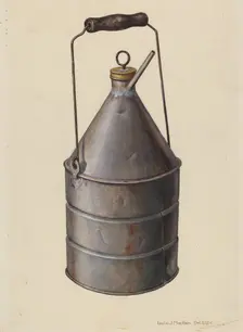 Oil Can, c. 1939. Creator: Leslie Macklem