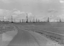 Oil fields, Kern County, California, 1938. Creator: Dorothea Lange