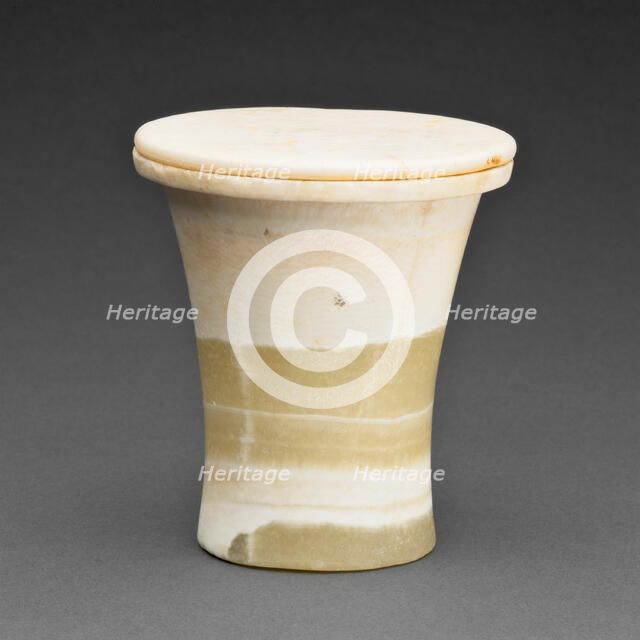 Oil Jar with Lid, Egypt, Middle Kingdom, Dynasty 12 (about 1976-1794 BCE). Creator: Unknown.