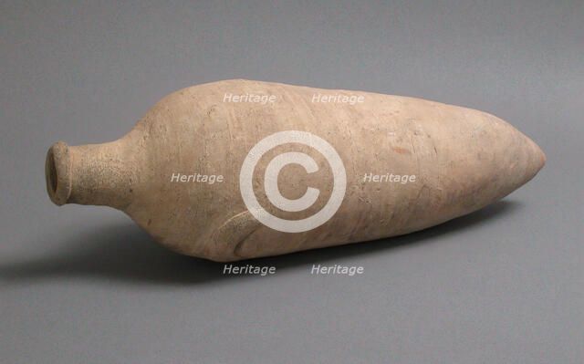 Oil Jar, Coptic, 4th-7th century. Creator: Unknown.