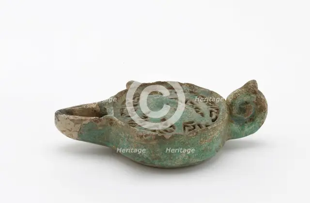 Oil lamp, (12th-13th century?). Creator: Unknown.