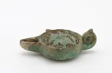 Oil lamp, (12th-13th century?). Creator: Unknown