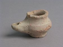 Oil Lamp, Coptic, 4th-7th century. Creator: Unknown