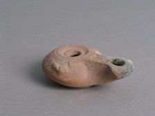 Oil Lamp, Coptic, 4th-7th century. Creator: Unknown
