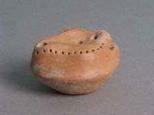 Oil Lamp, Coptic, 4th-7th century. Creator: Unknown