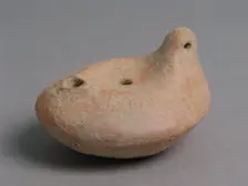 Oil Lamp, Coptic, 4th-7th century. Creator: Unknown