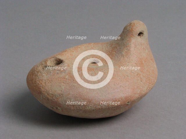 Oil Lamp, Coptic, 4th-7th century. Creator: Unknown.
