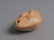 Oil Lamp, Coptic, 4th-7th century. Creator: Unknown