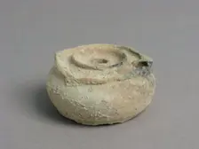 Oil Lamp, Coptic, 4th-7th century. Creator: Unknown