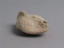 Oil Lamp, Coptic, 4th-7th century. Creator: Unknown