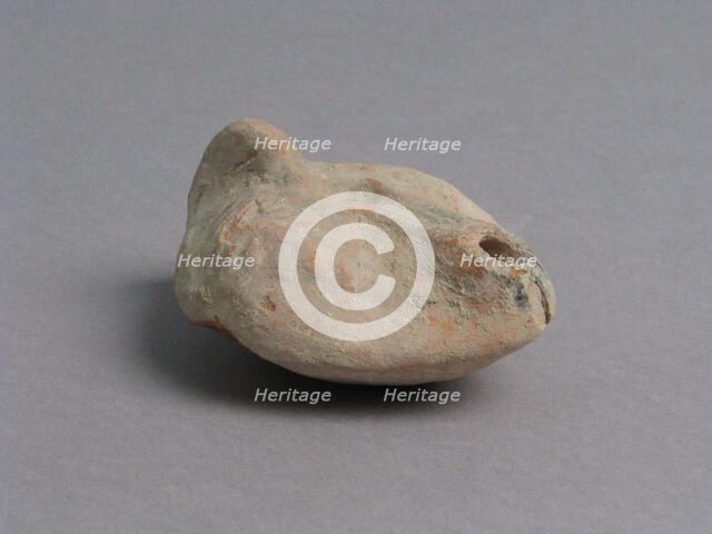 Oil Lamp, Coptic, 4th-7th century. Creator: Unknown.