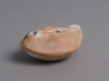 Oil Lamp, Coptic, 4th-7th century. Creator: Unknown