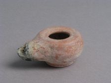 Oil Lamp, Coptic, 4th-7th century. Creator: Unknown