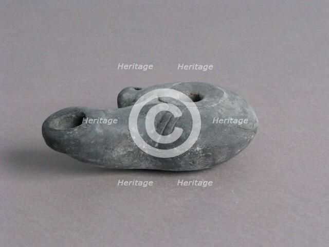 Oil Lamp, Coptic, 4th-7th century. Creator: Unknown.