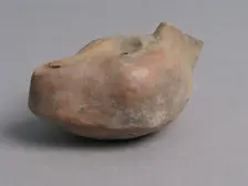Oil Lamp, Coptic, 4th-7th century. Creator: Unknown