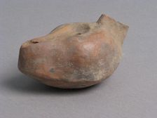 Oil Lamp, Coptic, 4th-7th century. Creator: Unknown