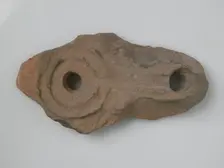 Oil Lamp, Coptic, 4th-7th century. Creator: Unknown