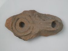 Oil Lamp, Coptic, 4th-7th century. Creator: Unknown