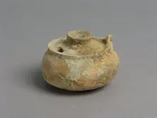 Oil Lamp, Coptic, 4th-7th century. Creator: Unknown