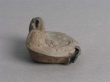 Oil Lamp, Coptic, 4th-7th century. Creator: Unknown