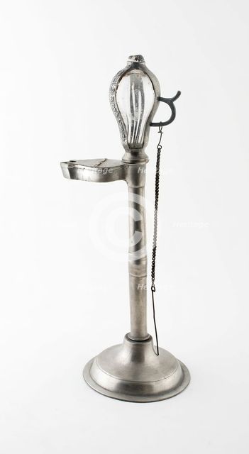 Oil Lamp for Measuring Time, Germany, c. 1800. Creator: Unknown.