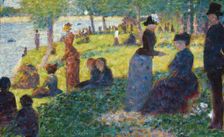Oil Sketch for "La Grande Jatte", 1884. Creator: Georges-Pierre Seurat