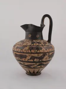 Oinochoe (Pitcher), 640-625 BCE. Creator: Unknown