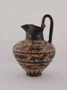 Oinochoe (Pitcher), 640-625 BCE. Creator: Unknown