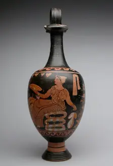 Oinochoe (Pitcher), end of 4th century BCE. Creator: Mattinata Painter