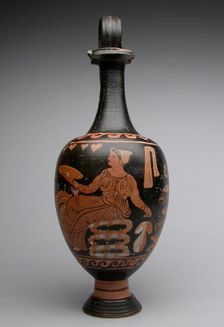 Oinochoe (Pitcher), end of 4th century BCE. Creator: Mattinata Painter