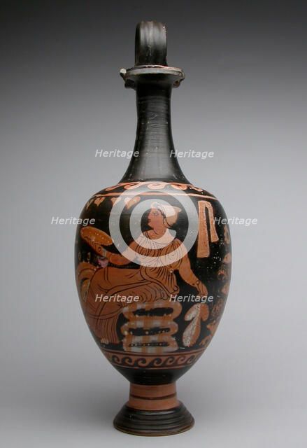 Oinochoe (Pitcher), end of 4th century BCE. Creator: Mattinata Painter.