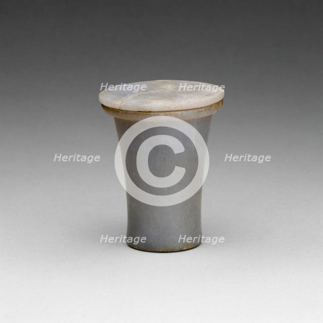 Ointment Jar with Lid, Egypt, Middle Kingdom, Dynasty 12 (about 1976-1794 BCE). Creator: Unknown.