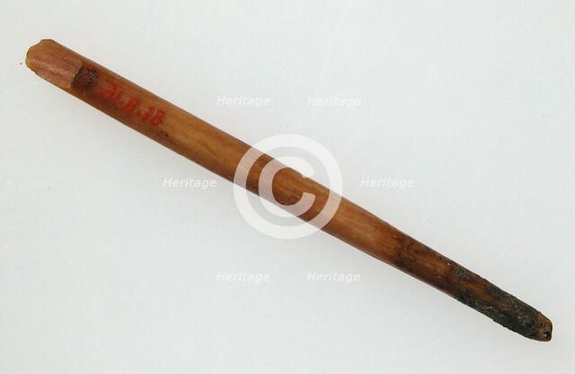 Ointment Stick Fragment, Coptic, 4th-7th century. Creator: Unknown.