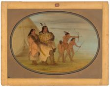 Ojibbeway Indians, 1861/1869. Creator: George Catlin