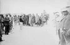 Ojinaga -- Captured Federals awaiting death, between c1910 and c1915. Creator: Bain News Service