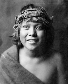 Okuwa-Tsire ("Cloud Bird"), San Ildefonso, c1905. Creator: Edward Sheriff Curtis