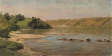 Oka river, 1903. Creator: Polenov; Vasili Dmitrievich (1844-1927)