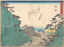 Okabe, ca. 1838., ca. 1838. Creator: Ando Hiroshige