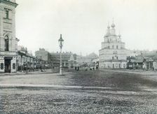 Okhotny Ryad (Hunting Row), Moscow, Russia 1880s