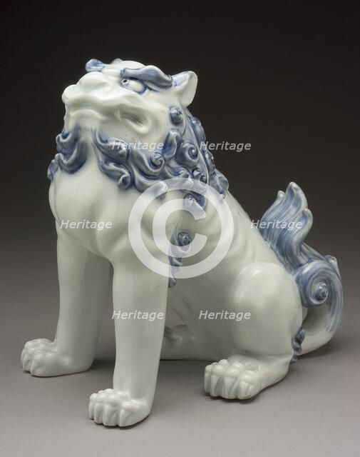 Okimono in the Form of a Chinese Lion, 19th century. Creator: Unknown.